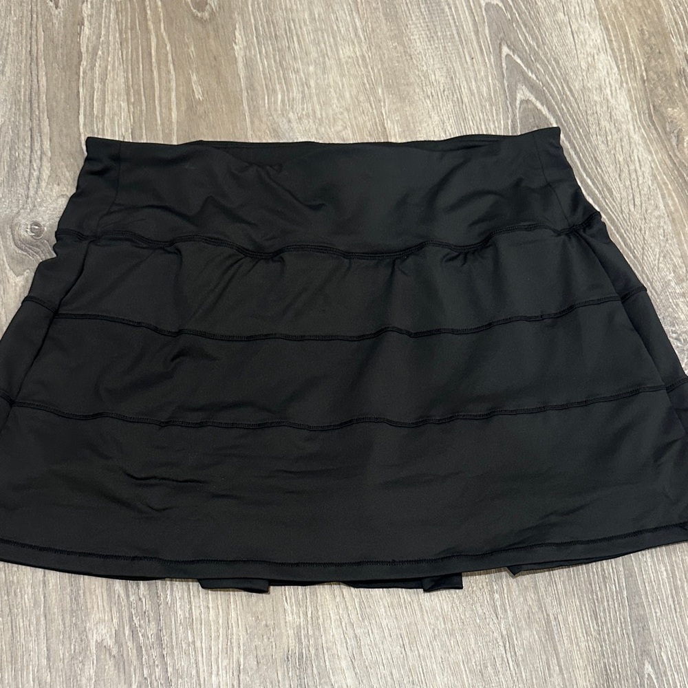 Lululemon Athletica Midnight Black Mini Skirt
